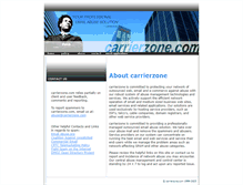 Tablet Screenshot of carrierzone.com